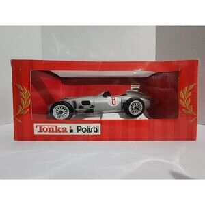 Tonka Polistil 1/16 Mercedes-Benz RW196 Silver Diecast Metal Model Car #01667